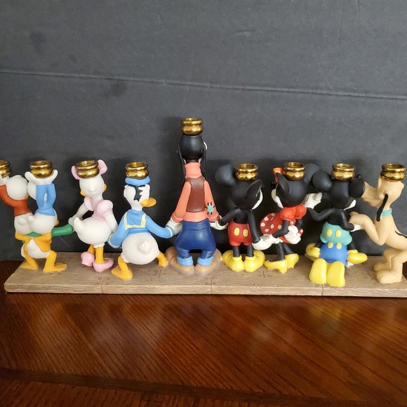 Disney Holiday Rare Disney Character Hanukkah Menorah Poshmark
